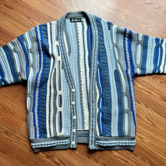 COOGI 90s Inspired Knit Cardigan Sweater - Picture 2 of 5